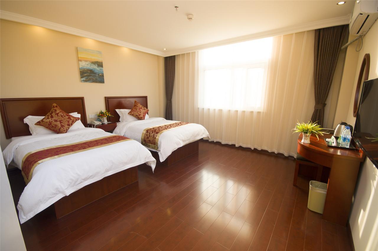 Greentree Inn Jiangsu Suqian Yiwu Business Center Fukang Avenue Express Hotel מראה חיצוני תמונה