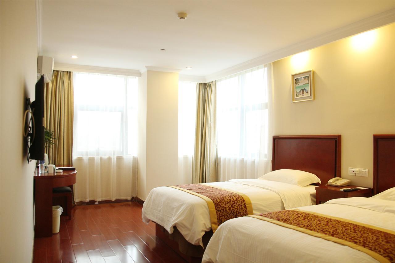 Greentree Inn Jiangsu Suqian Yiwu Business Center Fukang Avenue Express Hotel מראה חיצוני תמונה