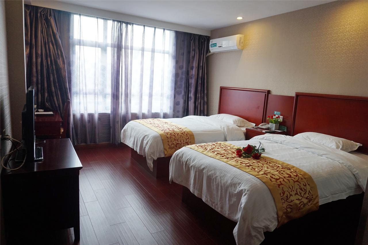 Greentree Inn Jiangsu Suqian Yiwu Business Center Fukang Avenue Express Hotel מראה חיצוני תמונה